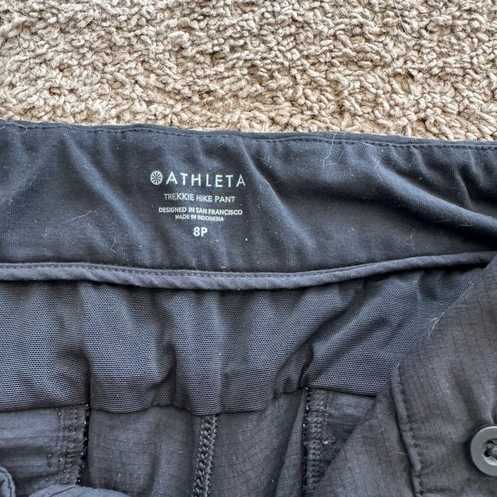 Athleta Black Trekkie Hike Pants
